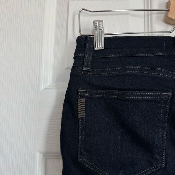 PAIGE Maternity Side Panel Verdugo Ankle Jeans in Mona Dark Wash Size 25 - Picture 12 of 16